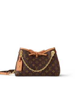 Louis Vuitton CarryAll BB Shoulder Bag 10.2in/ 26cm Monogram Brown For Women M13014
