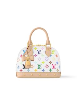 Louis Vuitton LV x TM Alma BB Top Handle Bag 9.3in/ 23.5cm Multicolored Bag Gold Hardware For Women M13078