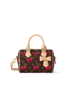 Louis Vuitton LV x TM Speedy Bandouliere 20 Top Handle Bag 8.1in/ 20.5cm Monogram Gold Hardware For Women M13094