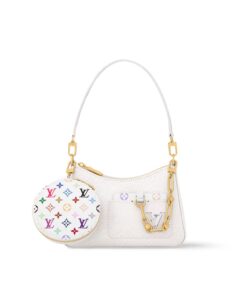 Louis Vuitton LV x TM Marellini White Bag for Women 19cm/7.5in M13100