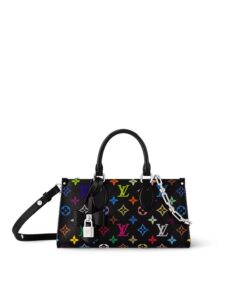 Louis Vuitton LV x TM OnTheGo East West Chain Tote Bag 9.8in/ 25cm Multicolore Black For Women M13260