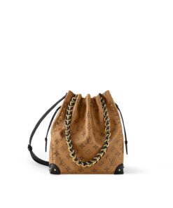 Louis Vuitton Noé Trunk PM Handbag Monogram Reverse Brown For Women 9.1in/23cm M13324