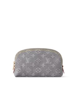 Louis Vuitton Cosmetic Pouch PM Cloudy Gray For Women 7.5in/19cm M13751