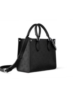 Alternative view of Louis Vuitton OnTheGo PM Tote Bag 9.8in/ 25cm Black Silver Hardware For Women M14576