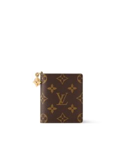 Louis Vuitton LV Charms Pocket Wallet Monogram/Cotton-Candy Pink For Women 3.9in/10cm M14718