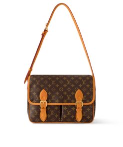 Louis Vuitton Satchel Messenger Bag Monogram Brown For Men 35.5cm/14in – M14723