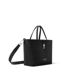 Louis Vuitton Neverfull Bandouliere Inside Out BB Tote Bag 10.4in/ 26cm Black Silver Hardware For Women M15210 - Image 6