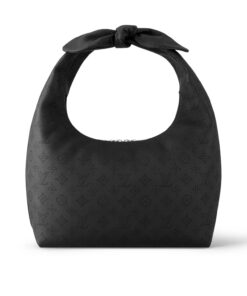 Louis Vuitton Why Knot MM Mahina Black For Women, Shoulder And Crossbody Bags 13.4in/34cm LV M20788