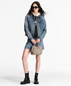 Alternative view of Louis Vuitton Blossom PM Mahina Tote Bag Galet Grey For Women‎ 7.9in/20cm M21849