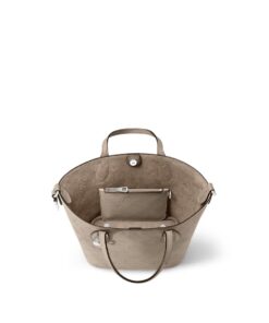 Louis Vuitton Blossom PM Mahina Tote Bag Galet Grey For Women 7.9in/20cm M21849 - Image 4