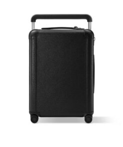 Louis Vuitton Horizon 55 Taiga Leather Suitcase Bag Black 21.7in/55cm M23260