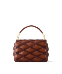 Louis Vuitton GO-14 MM Tan Bag For Women M23601- 9.1 Inches/ 23 Cm - Image 4