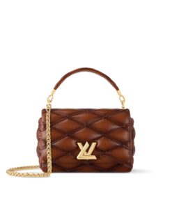 Louis Vuitton GO-14 MM Tan Bag For Women M23601- 9.1 Inches/ 23 Cm