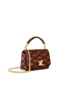 Louis Vuitton GO-14 MM Tan Bag For Women M23601- 9.1 Inches/ 23 Cm - Image 3