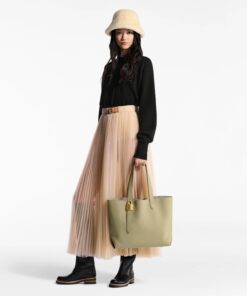 Alternative view of Louis Vuitton Low Key Cabas MM Shoulder Bag 18.5in/ 47cm Clay Green Gold Hardware For Women M25343