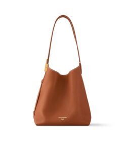 Louis Vuitton Low Key Hobo PM Shoulder Bag 11in/ 28cm Cognac Gold Hardware For Women M25354
