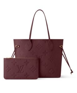 Alternative view of Louis Vuitton Neverfull MM Tote Bag 12.2in/ 31cm Grenat Gold Hardware For Women M25855