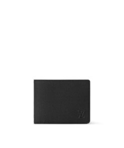 Louis Vuitton Multiple Wallet Black For Men 4.5in/11cm M25945