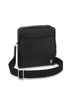 Louis Vuitton Alex Messenger BB Taiga Black For Men, Men’s Bags, Shoulder And Crossbody Bags 9.8in/25cm LV M30265