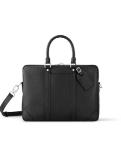 Louis Vuitton Porte-Documents Voyage PM Black for Men 36.5cm/14.4in M30925
