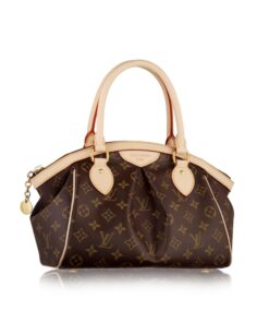 Louis Vuitton Tivoli PM Bag Monogram Canvas Brown 14.2in/36cm For Women LV M40143