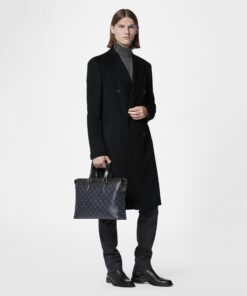 Alternative view of Louis Vuitton Briefcase Explorer Monogram Eclipse Canvas For Men, Shoulder and Crossbody Bags 15.4in/39cm LV M40566