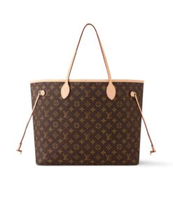 Louis Vuitton Neverfull GM Tote Bag 15.4in/ 39cm Red Monogram Gold Hardware For Women M41181