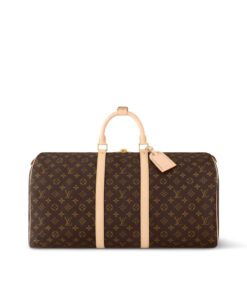 Louis Vuitton Keepall 55 Bag Brown For Men 21,7in/55cm M41424