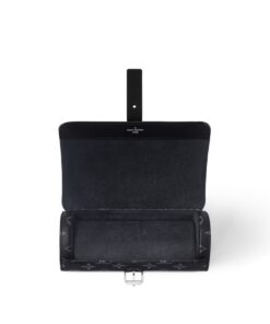 Alternative view of Louis Vuitton 3 Watch Case in Monogram Eclipse Canvas 7.9in/20cm LV M43385