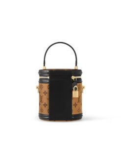 Louis Vuitton Cannes Monogram Reverse Canvas Brown For Women 5.9in/15cm LV M43986 - Image 3