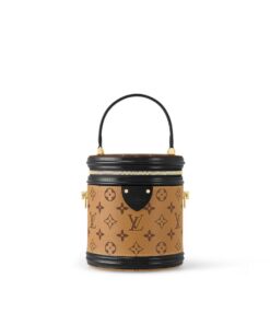 Louis Vuitton Cannes Monogram Reverse Canvas Brown For Women 5.9in/15cm LV M43986