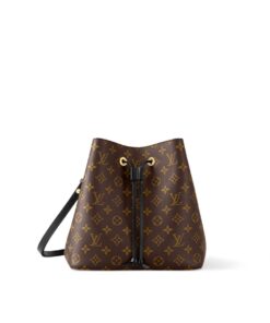 Louis Vuitton NeoNoe MM Bucket Bag Monogram Canvas Black For Women, Women’s Handbags, Shoulder And Crossbody Bags 10.2in/26cm LV M44020