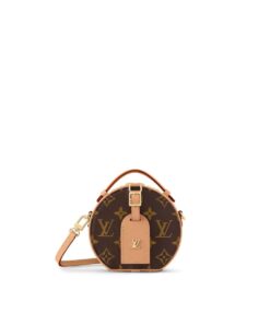 Louis Vuitton Mini Boite Chapeau Monogram Canvas, Women’s Chain And Strap Wallet, Shoulder And Crossbody Wallet 5.1in/13cm – M44699