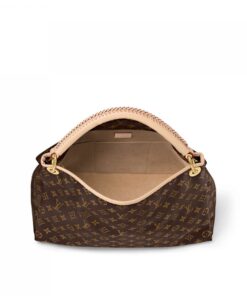 Louis Vuitton Artsy MM Tote Bag 16.1in/ 41cm Brown Monogram Canvas Gold Hardware For Women M44869 - Image 7