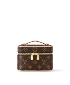 Louis Vuitton Nice Nano Monogram Bag Brown For Women, 5,5in/14cm – M44936