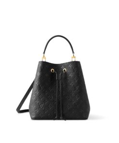 Louis Vuitton NeoNoe MM Bucket Bag Monogram Empreinte Black For Women 10.2in/26cm M45256