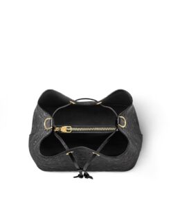 Louis Vuitton NeoNoe MM Bucket Bag Monogram Empreinte Black For Women 10.2in/26cm M45256 - Image 4