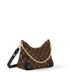 Louis Vuitton Boulogne Monogram Canvas Black For Women, Shoulder Bags 10.2in/ 26cm LV M45831 - Image 7
