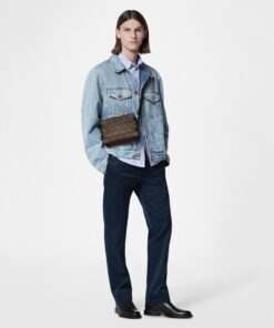 Alternative view of Louis Vuitton Handle Soft Trunk Monogram Macassar Canvas For Men, Men’s Bags 8.5in/22cm LV M45935