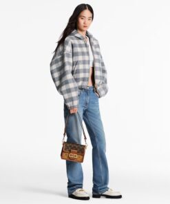 Alternative view of Louis Vuitton Mini Dauphine Crossbody Bag 7.9in/ 20cm Brown Monogram Canvas Gold Hardware For Women M45959