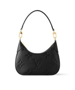 Louis Vuitton Bagatelle Monogram Empreinte Black For Women, Shoulder And Crossbody Bags 22cm/8.7in LV M46002