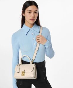 Alternative view of Louis Vuitton Madeleine BB Monogram Empreinte Creme Beige For Women, Shoulder and Crossbody Bags 9.4in/24cm LV M46008
