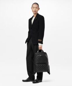 Alternative view of Louis Vuitton Racer Backpack Monogram Shadow Black 16.1in/41cm For Men M46109