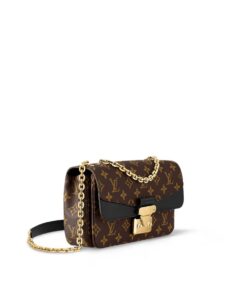 Louis Vuitton Marceau Monogram Canvas Black For Women, Shoulder and Crossbody Bags 9.6in/24.5cm LV M46126 - Image 8