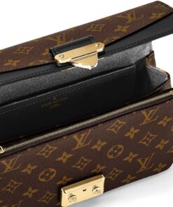 Louis Vuitton Marceau Monogram Canvas Black For Women, Shoulder and Crossbody Bags 9.6in/24.5cm LV M46126 - Image 9