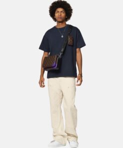 Alternative view of Louis Vuitton Trio Messenger Monogram Macassar Canvas By Virgil Abloh’s Purple For Men, Men’s Bags, Shoulder And Crossbody Bags 9.5in/25cm LV M46266