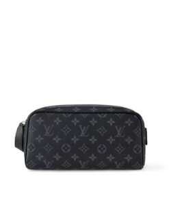Louis Vuitton Dopp Kit Bag Black For Men 11in/28cm M46354