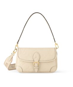 Louis Vuitton Diane Monogram Empreinte Cream For Women 24cm/9.4in M46388