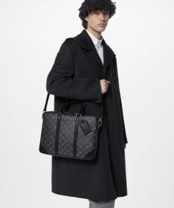 Alternative view of Louis Vuitton Porte-Documents Voyage PM Monogram Eclipse Black 14.4in/36.5cm For Men M46457
