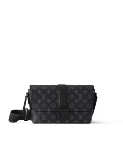 Louis Vuitton S-Cape Messenger Black For Men 28cm / 11in M46794